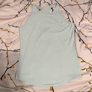 lululemon Base Pace Ribbed Tank Top Delicate Mint Size 6